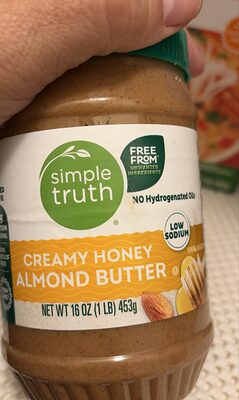 Creamy honey almond butter